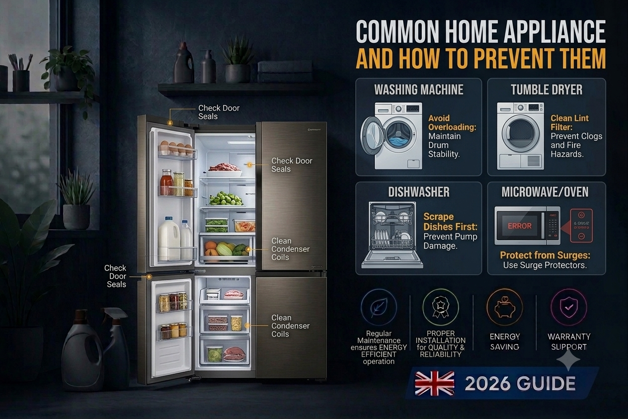 Common Home Appliance Problems and How to Prevent Them